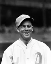 Emmett J McKeithan of the Philadelphia Athletics in 1934 Baseball Old Photo