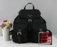 在飛比找Yahoo!奇摩拍賣優惠-優買二手精品名牌店 PRADA 1BZ811 黑 尼龍布 三