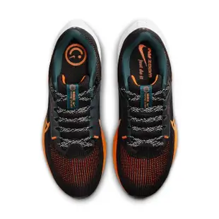 【NIKE 耐吉】慢跑鞋 男鞋 運動鞋 緩震 小飛馬 AIR ZOOM PEGASUS 40 黑橘 FQ8723-010