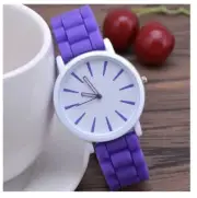 Ultra Thin Slim Silicone Watch Women Analog Watches quartz jelly Fashion Pair