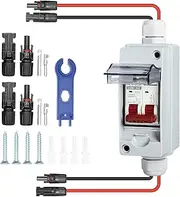 Victool 500V 32A 1 in 1 out 1 String PV Combiner Box DC PV Isolator Switch Outdoor Waterproof Solar Combiner Box for Outdoor Solar Isolator