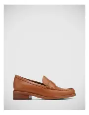[Wittner] Faye Leather Loafer in Dark Cognac