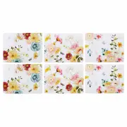Ashdene Set of 6 Springtime Soiree Table Placemats 29x21x0.4 cm