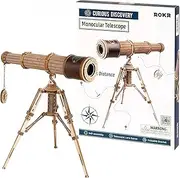 ROKR Wooden Puzzles 3D Wooden Puzzles for Adults Brain Teaser Puzzles for Boys and Girls(ST004 Monocular Telescope)