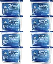 Arovec Moisture Absorber Dehumidifier, Unscented 8 Packs Portable for Wardrobes and Closets, Kitchen, Bathrooms, Laundry Rooms (500ml)