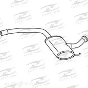 Redback Mufflers Bolt-On to suit Renault Laguna 5Dr Hatch 2.Ol - M5969