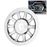 Chrome Outer Pulley Cover 66 Tooth For Harley Softail FLSTN Fatboy FLSTF 07-17