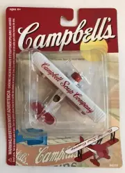 2004 Gearbox Toys Campbell’s Soup Stearman Barnstormer Biplane Diecast 04270