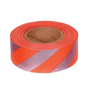 High Visibility Orange Flagging Tape Non Adhesive Trail Marking Durable Outdoors
