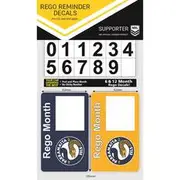 NRL Eels Rego Reminder Decal - N-RR-EE