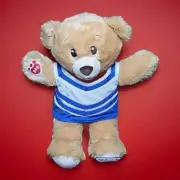 2017 Build A Bear Workshop National Teddy Day Brown Plush w/ Vest