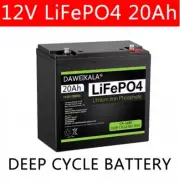 12V 20Ah Lith Iron Phosphate LiFePo4 Rechargeable Battery for Scooters Boat