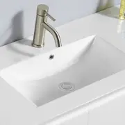 Lucena 600mm Slim PVC Water Proof Wall Hung Bathroom Vanity Ceramic Basin