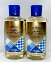 2 Gingham Unstoppable Body Wash Bath & Body Works 10 fl oz