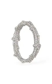 [Bernard James] Flora Pave 18K White Gold Diamond Ring