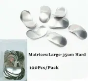 200Pcs Dental Sectional Contoured Matrices Refill Matrix Band With Ledge LMS