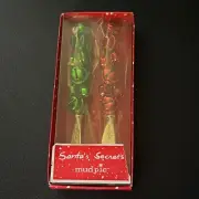 Mud Pie Set Of 2 Spreaders Jam Butter Vintage Santas Secrets Jingles Design NEW