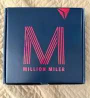 BRAND NEW 2025 Delta Million Miler Medallion Bag Tag Presentation Gift Box Only