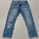 [二手] Levi's 501 CT 赤耳布邊 破壞加工 貓鬚 丹寧 牛仔褲