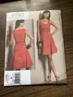 Vogue PATTERN V1089 designer Badgley Mischka sleeveless dress sz 8 - 14