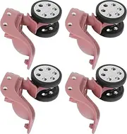 OSOLADY 2pairs Luggage Replacement Wheels Swivel Suitcase Casters for Noise-reducing Wheel Parts