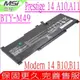 MSI BTY-M49 電池 微星 A10M Prestige 14 A10ra,A10rb,A10rd Ms14-c2,Ms14-c4,A10sc,A11mt