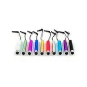 10 Pack MEZON Universal Mini Capacitive Touch Screen Stylus Pens with Dust Plug