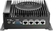 PC Industrial, Mini Computer with I3 N305 8C/8T(3.8GHz), Mini Desktop Computer with Fan, 4K UHD 2*HD Display/2.5G LAN/WiFi/EDP/USB3.0/Win 11,Auto Power On, 32GB RAM(DDR5) 1TB SSD(M.2 NVMe)