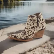 Ariat® Ladies Dixon Brown/white Hair On Cowhide Bootie 8 1/2 Western Casual