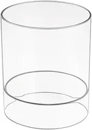 InterDesign Clarity Hair Care Organizer, Accessory Holder to Hold Hair Ties, Elastics, Clips, Headbands - Clear