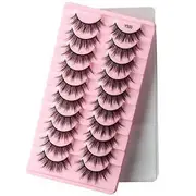 Lashie - Set of 10 Pairs: Doll Eye Volume False Eyelashes Y500 - One Size