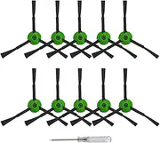 10 Pack Replacement Side Brushes Compatible with iRobot Roomba i & j & e Series All Models, Edge-Sweeping Brushes Accessories for i1+/i2+/i3+/i4+/i5+/i6+/i7+/i8+/j6+/j7+/j8+/e5/e6 Robot Vacuum