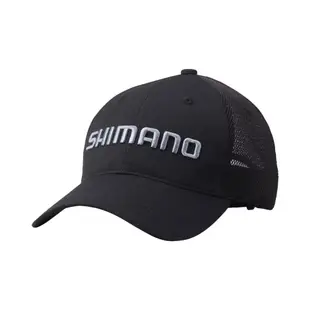 ☆~釣具達人~☆ 全新正品 公司貨 SHIMANO CA-008V 透氣網帽 半網釣魚帽 休閒帽 帽子 黑色