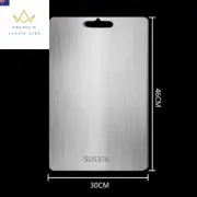 Thickened Stainless Steel Cutting Board Antibacterial and Mildew-Proof Household