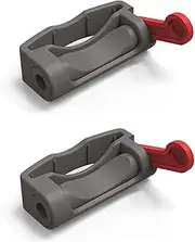 [sciuU] [2Pack] Power Button On/Off Control Clamp Compatible with Dyson V6 V8 V7 V10 V11 V15 Absolute/Animal/Motorhead Vacuum Cleaner, Lock The Power Button On/Off Status, Grey & Red