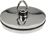 38mm Slimline Chrome Bath Drain Stopper Plug Basin Plug Sink Plug Drain Stopper, 45mm