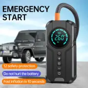 Car Jump Starter Portable Power Bank Pack Battery Charger Auto Tyre Inflator