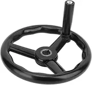 BLACK ANTI SLIP BAKELITE 3 SPOKED LATHE HANDWHEEL MACHINE TOOL HANDLE FOR EFFICIENT WORK