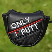 Big Teeth Golf Mallet Putter Cover Headcover Club Protector Magnetic Closure for Scotty Cameron Taylormade Odyssey 2 Ball Odessey Backstryke Center Shaft Putter Club