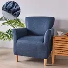 Floral Chair Cover Stretch Spandex Armchair Slipcover Elastic Single Sofa Cover