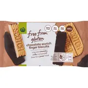 Woolworths Free From Gluten Chocolate Scotch Finger 160g