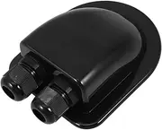 INOOMP Solar Cable Entry Gland for Rvs Yachts Durable Dual Wire Connector Box for Panel Installation Roofs Lightweight Portable House Roof Accessory