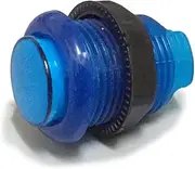 TX GIRL 10 Pieces Arcade HAPP Style 5V Lit Illuminated Push Button Screw-in Type with Built-in LED Lamp Microswitch for MAME (Color : 10pcs Blue)