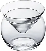 Stemless Martini Glasses with Chiller, 150ml Elegant Cocktail Glass Set Easy to Clean Caviar Serving Set for Martini, Wine, Liquor Cocktail