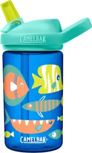 Camelbak Kid'S Eddy+ Water Bottle, Fun Fish, 0.4 Litre Capacity