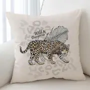 Cool Wild and Dangerous Cheetah Cushion Cover