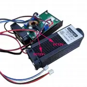 Focusable 980nm 1000mW Dot IR Infrared Diode laser module 12V TTL with driver