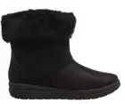 NEW CLARKS CLOUDSTEPPERS CABRINI REEF BLACK LIGHTWEIGHT MID BOOTS WOMENS 8