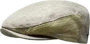 WEROR-417.1 Men's Flat Cap Peaked Cap, Beige
