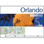 ORLANDO POPOUT MAP: HANDY POCKET SIZE POP UP MAP OF ORLANDO AND WALT DISNEY WORLD RESORT